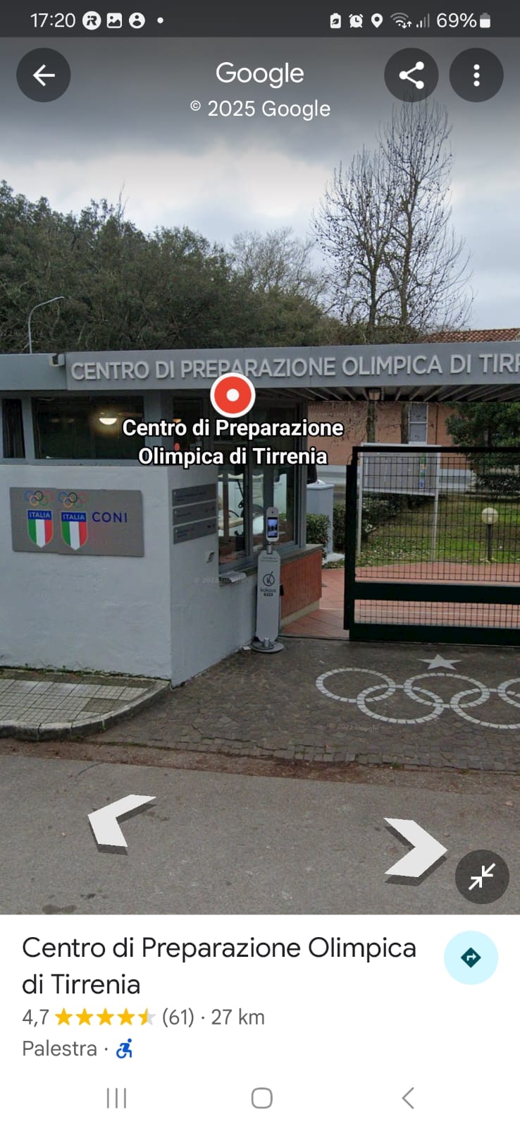 INGRESSO CONI TIRRENIA